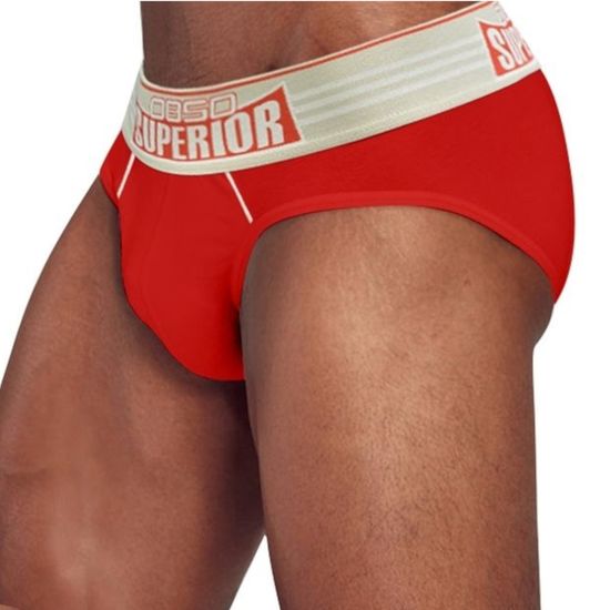 Мужские трусы брифы красные BS BS842-8