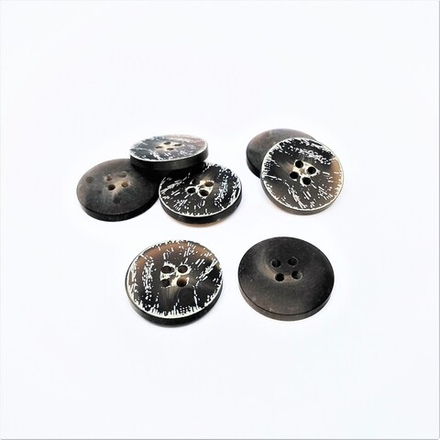 1927 Пуговица №510, 36L (коричневый; 10216170/100819/0143677, КИТАЙ)