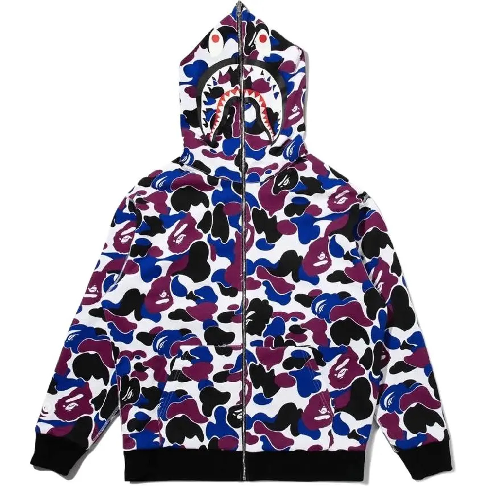 A Bathing Ape Bathing Ape Ss26 Sweatshirts Long Sleeved Moderate No Fleece Lined Regular Edition Regular Sleeve Zip Closure