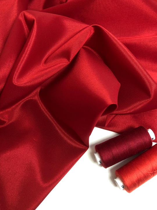 Подклад, стрейч вискоза, красный темный #15,24,28,37,38,39,40,41