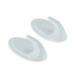 Крючок самоклеящийся набор 10шт "Овальчик" цвет белый М2231