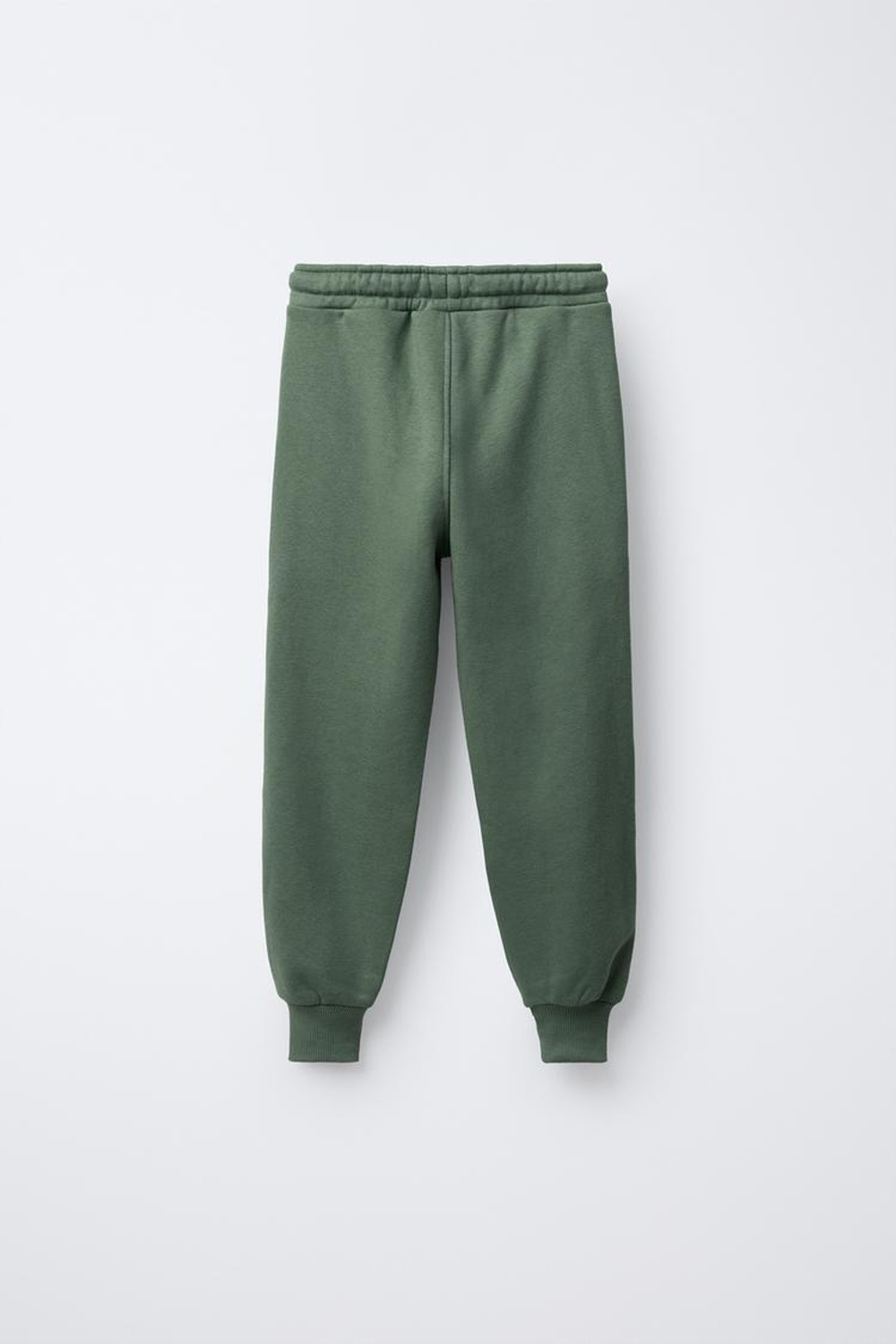 ZARA КОМПЛЕКТ ИЗ ТОЛСТОВКИ С КАПЮШОНОМ И БРЮК-ДЖОГГЕРОВ, ЗЕЛЕНЫЙ