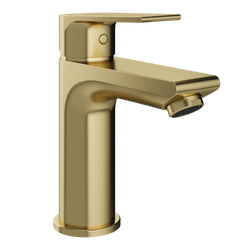 Смеситель для раковины STWORKI Готланд S13010GM матовое золото