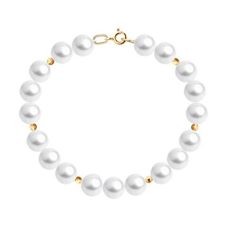 Браслет из золота с жемчугом