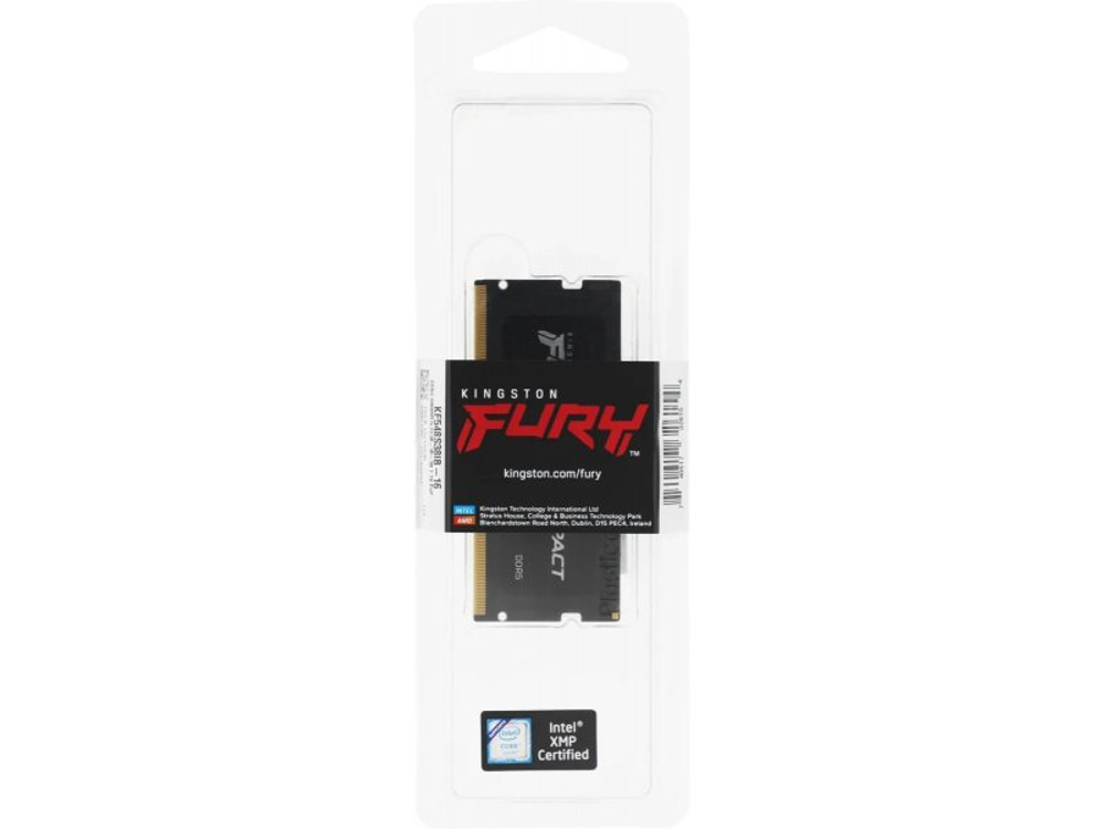 Оперативная память Kingston Fury Impact KF548S38IB-16, DDR5 1х 16ГБ 4800 МГц, SODIMM, RTL