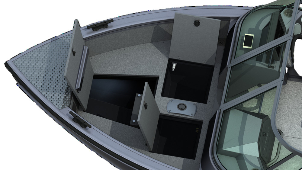 Катер-лодка алюминиевая SIBERIA S4 (one)