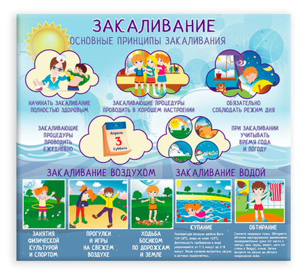 Стенд Закаливание 150000702