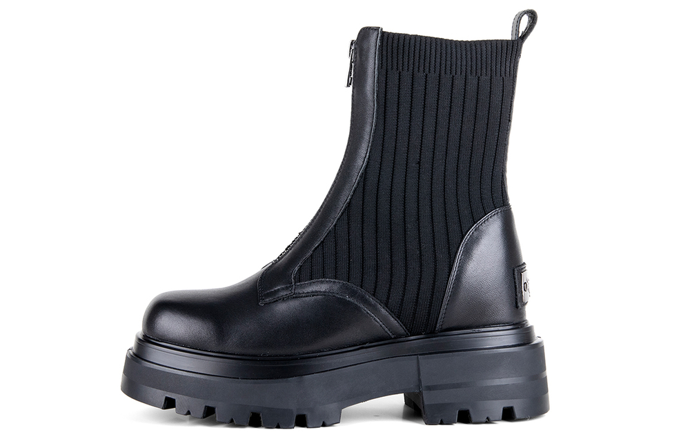 Iijin Hidden Wedge 9cm Combat Boots Women"s