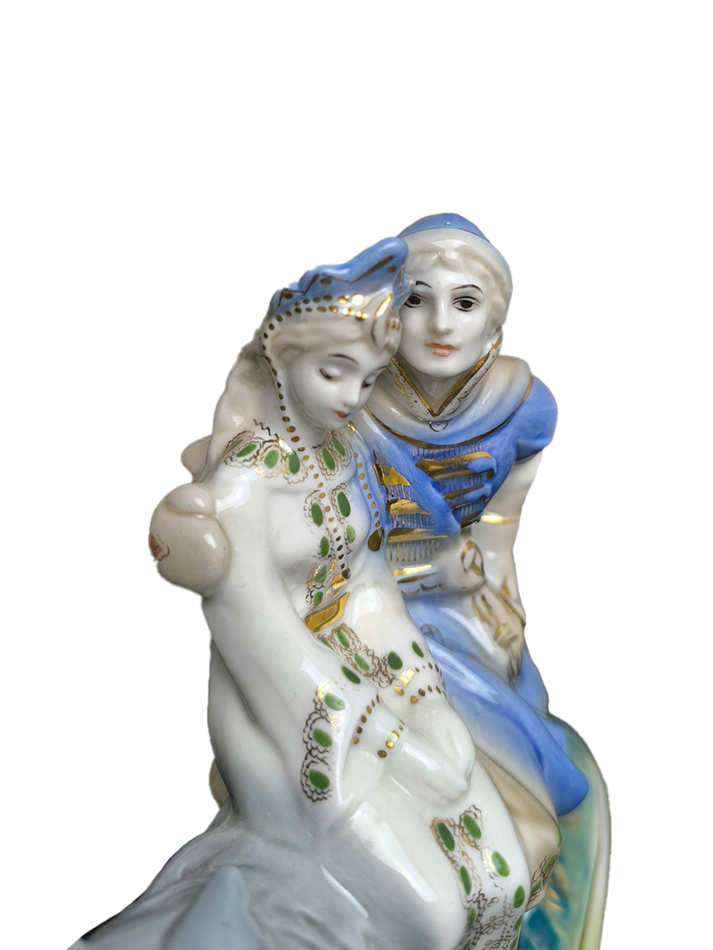 Статуэтка "Иван-царевич и Елена Прекрасная на сером волке"