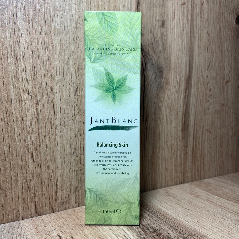 Тонер для лица Jant Blanc Green Tea Balancing Skin с экстрактом зеленого чая 150 мл