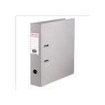 Регистратор 70мм BRAUBERG двухсторонний ПВХ, см. инф. окно серый