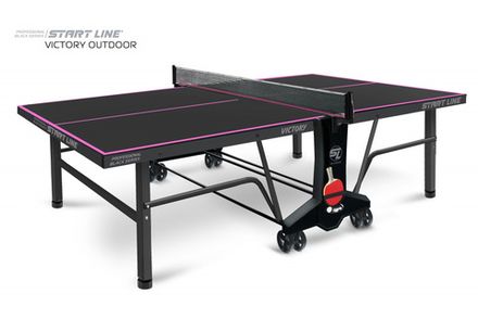 Стол теннисный VICTORY 6 Всепогодный Black