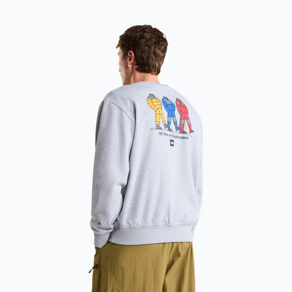 Свитшот The North Face Celebration Relaxed Crew Graphic light grey heather