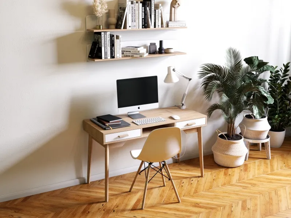 Калгари гостиная Стол письменный с 2 ящиками