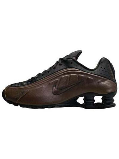 Nike Shox R4 Антискользящие Кроссовки для Бегунов Женские Браун/Чёрный