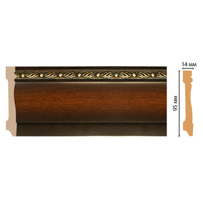 Плинтус Decomaster D195 WoodLine 195-51