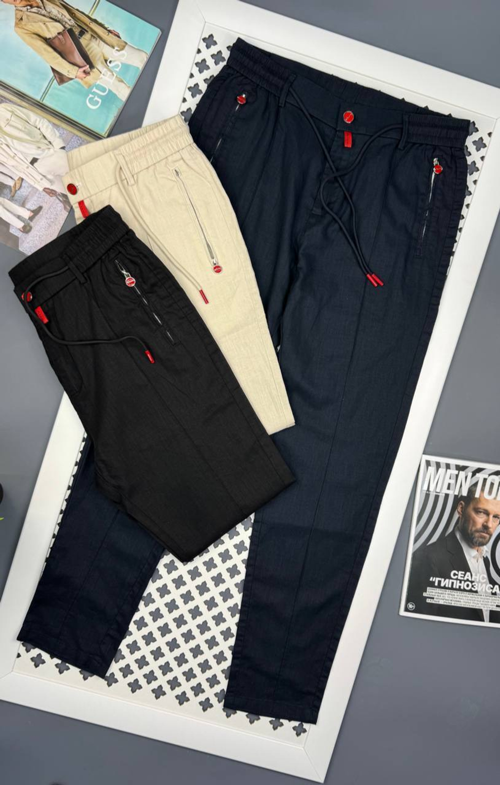 Льняные брюки Kiton