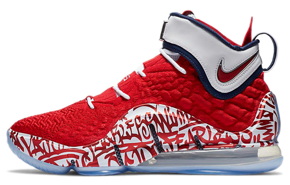 Nike LeBron 17 "LeBron 4 Red Graffiti"