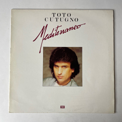 Винтажная виниловая пластинка LP Toto Cutugno Тото Кутуньо Mediterraneo (Италия 1987)