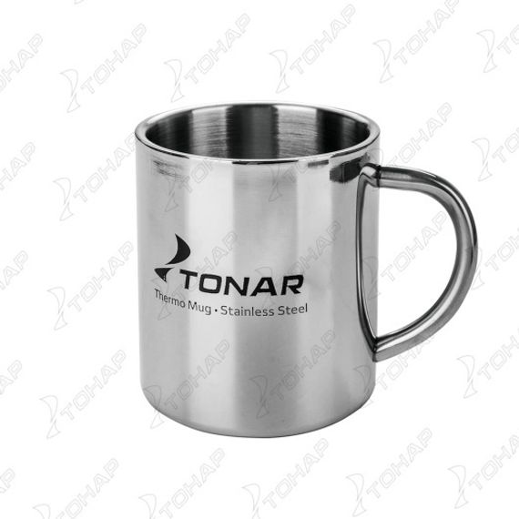 Термокружка 350ML с пластиковой крышкой+карабин (T.TK-038-350) Тонар