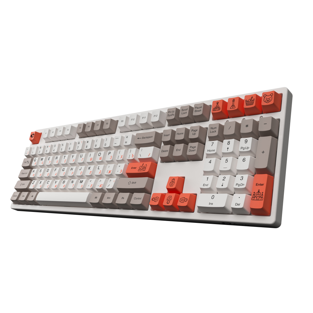 Игровая механическая клавиатура AKKO 3108 V2 CS Radiant Red