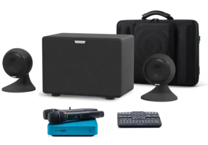 Караоке система Evobox Plus с микрофонами + Акустическая система EvoSound Sphere
