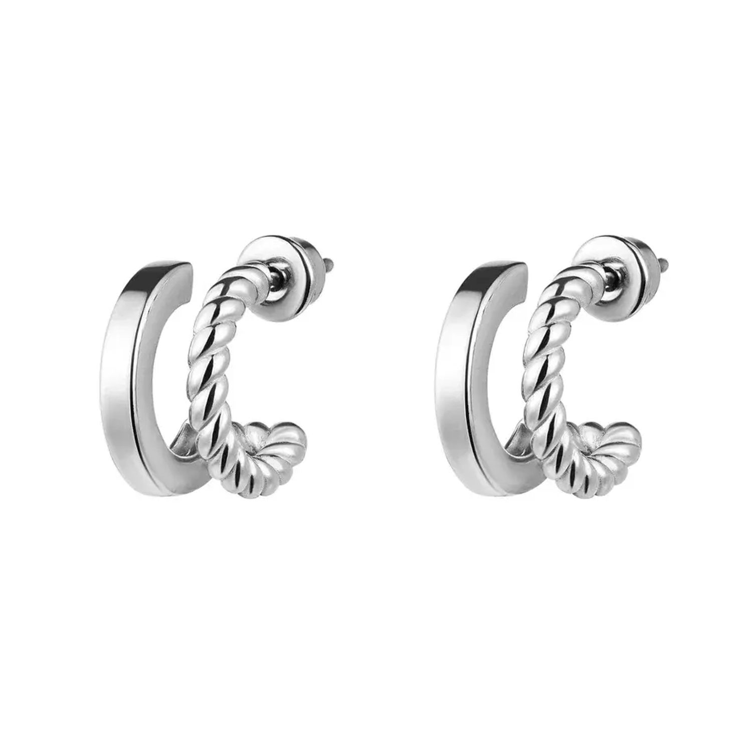 Серьги Double Secret Earrings - Silver