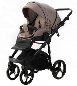 Детская коляска Adamex Lanti 2 в 1 LN-PS110 TIP (Т.БЕЖ + Т.БЕЖ. КОЖА)