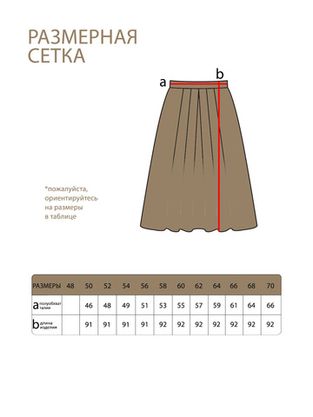 Цена на Юбка-4430 больших размеров