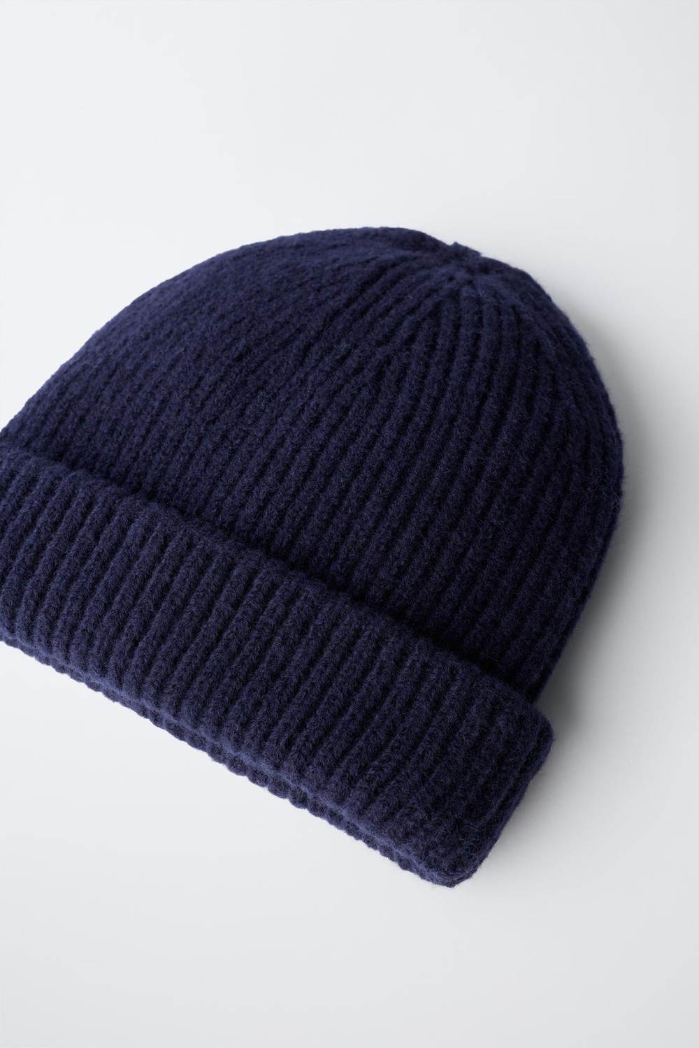 ZARA БАЗОВАЯ ШАПКА БИНИ, СИНИЙ