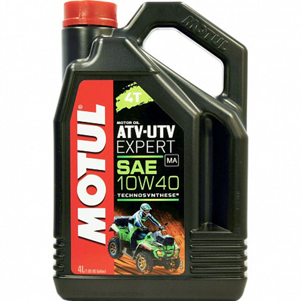 Моторное масло для квадроциклов Motul ATV-UTV EXPERT 4T 10w-40 ( 4. 0л. )