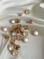 Пуговицы на ножке золото луна