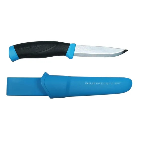 Нож Morakniv Companion Blue, нержавеющая сталь, цвет голубой 12159
