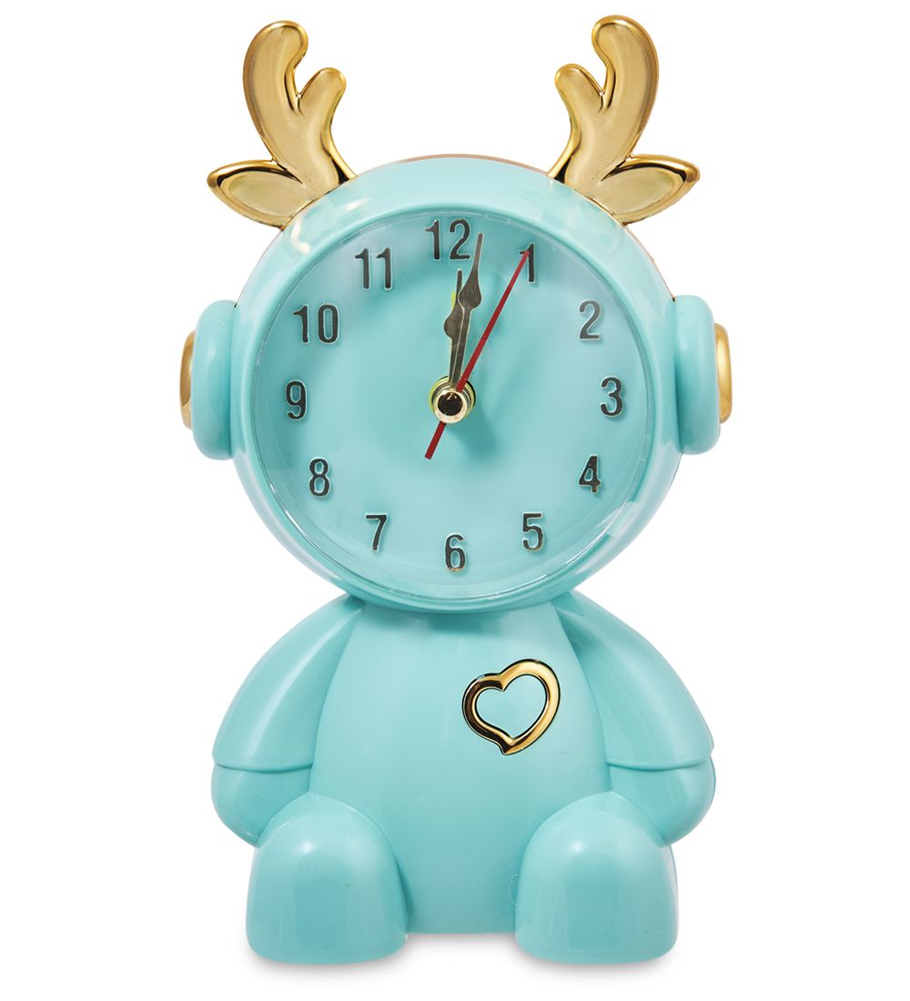 GAEM Art CL-11/2 Будильник «Олененок» бирюзовый