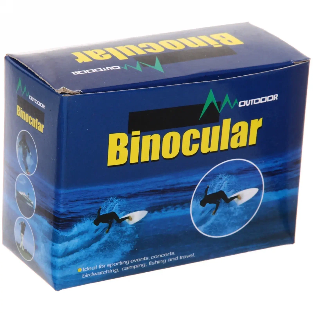 Бинокль туристический 8*21, черный
