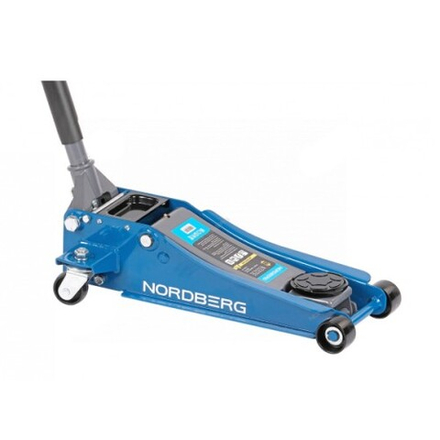 Домкрат подкатной NORDBERG N32025E 2,5 т с резиновой насадкой N32025E