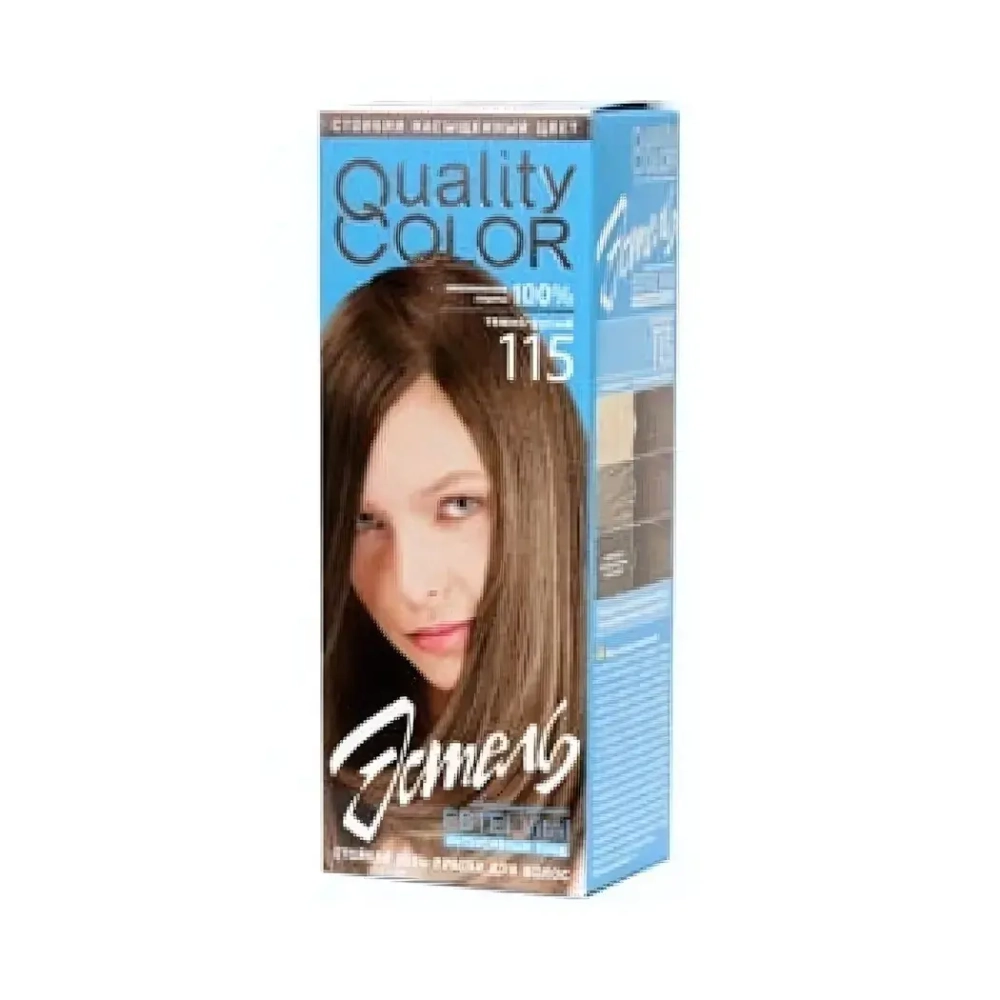 Краска для волос ESTEL QUALITY COLOR (гелевая) 115 Темно-русый