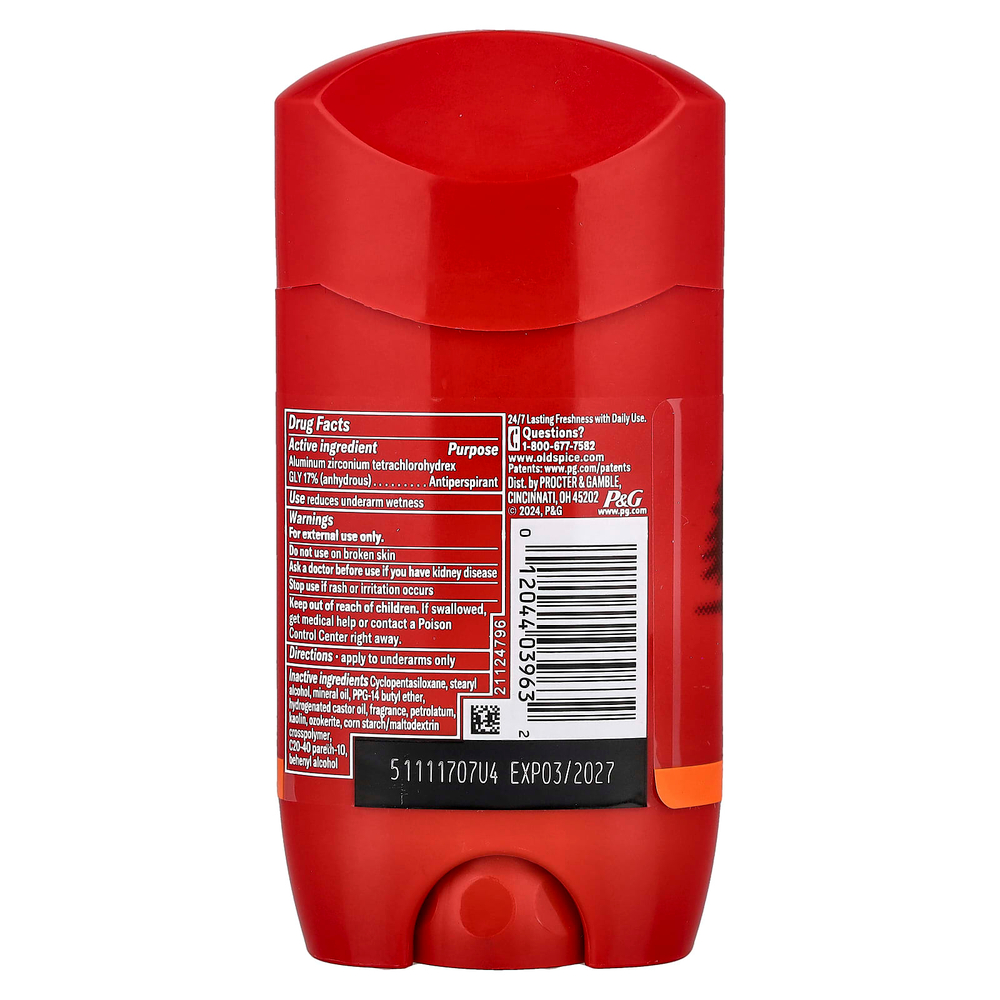 Old Spice, дезодорант-антиперспирант, Bearglove, 73 г (2,6 унции)