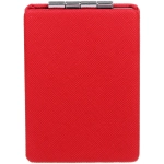 Зеркало косметическое двойное «ФРАТЕЛЛИ», прямоугольник, цвет красный, 9*6см (пакет с подвесом)