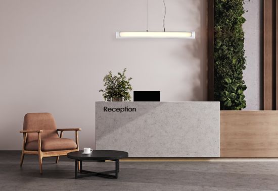 SL2010.103.01 Светильник подвесной ST-Luce Никель/Белый, Прозрачный LED 1*33W 3000K/4000K ENFYS