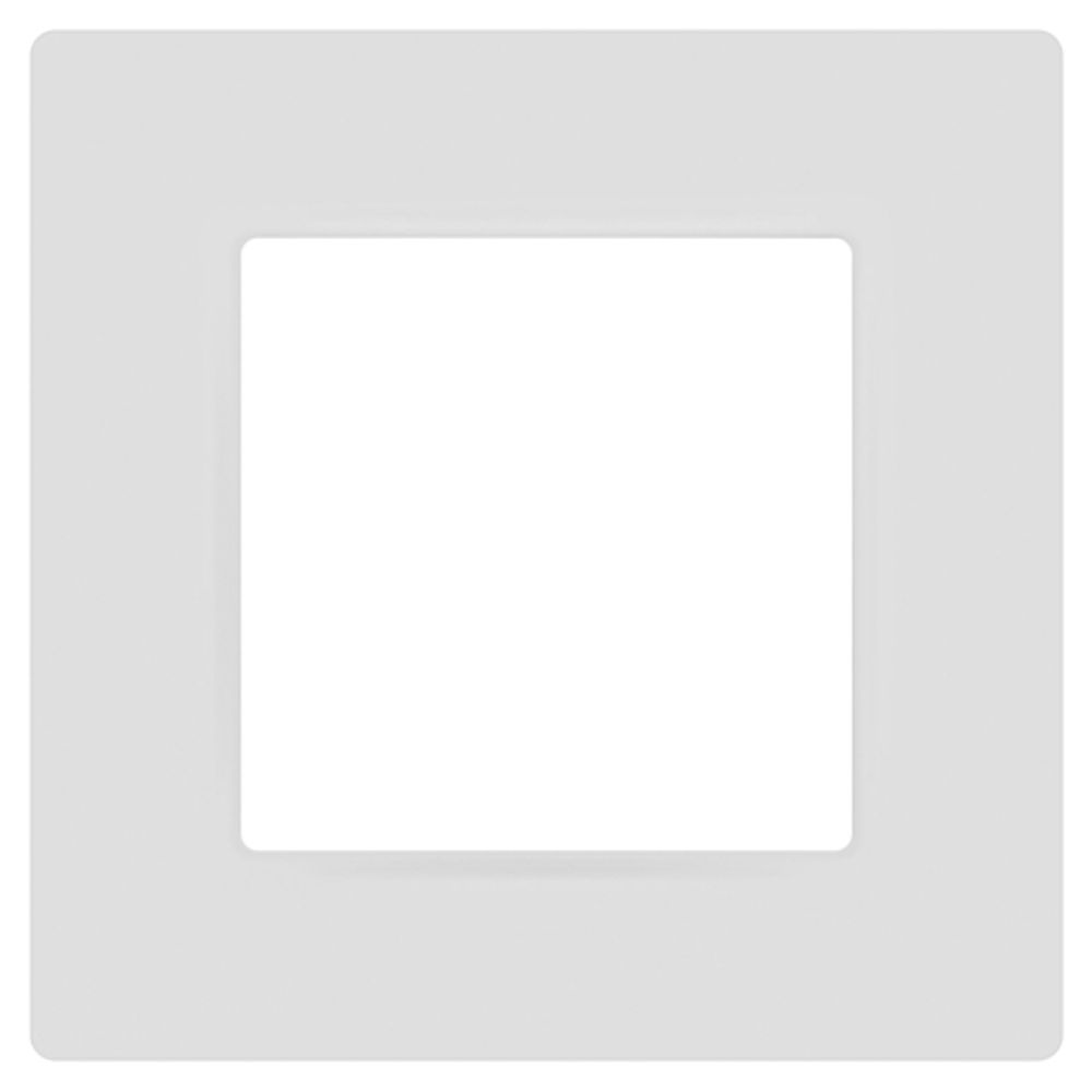 Рамка для розеток и выключателей ЭРА Серия 12 12-5201-01М на 1 пост, Классик, белый матовый