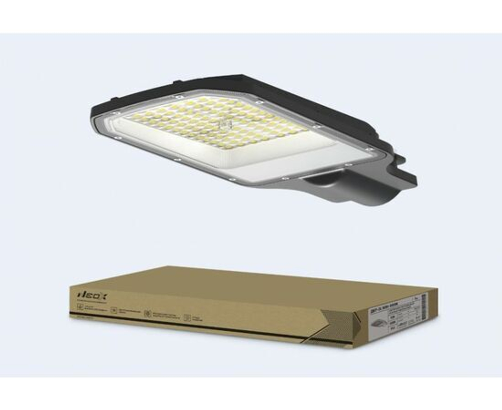 Светильник уличный NEOX / Неокс ДКУ-2L консольный линзованный светодиодный в алюминиевом корпусе, мощностью 50Вт 230В 5К 6250Лм, IP65, размером 288х140х32мм / освещение