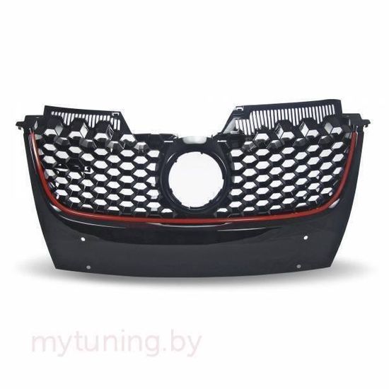 Решетка радиатора для VW Golf 5 GTI black red