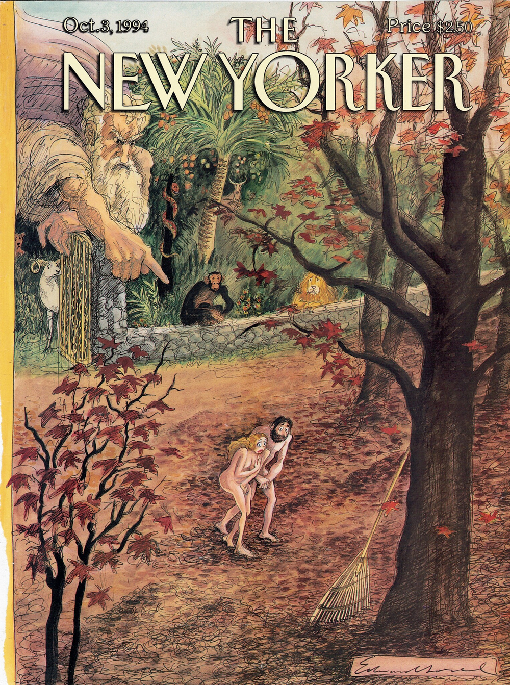 Журнал The New Yorker 03-10-1994, обложка