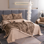 Комплект постельного белья Сатин с Одеялом 100% хлопок 160x80 на резинке OBR153