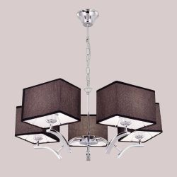 Citilux Эвора Квадро CL460252 Люстра с чёрными абажурами