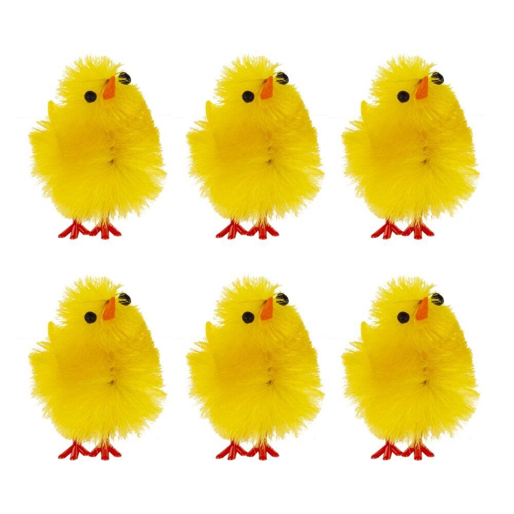 GAEM Набор из 6-ти фигурок декоративных "Цыпленок" (1,5*2*3), L6 W4,5 H3,5 см