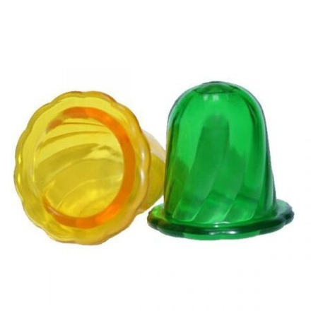 Массажер медицинский для тела массажная банка "Тюльпан" д/чувств кожи(компл 2шт)