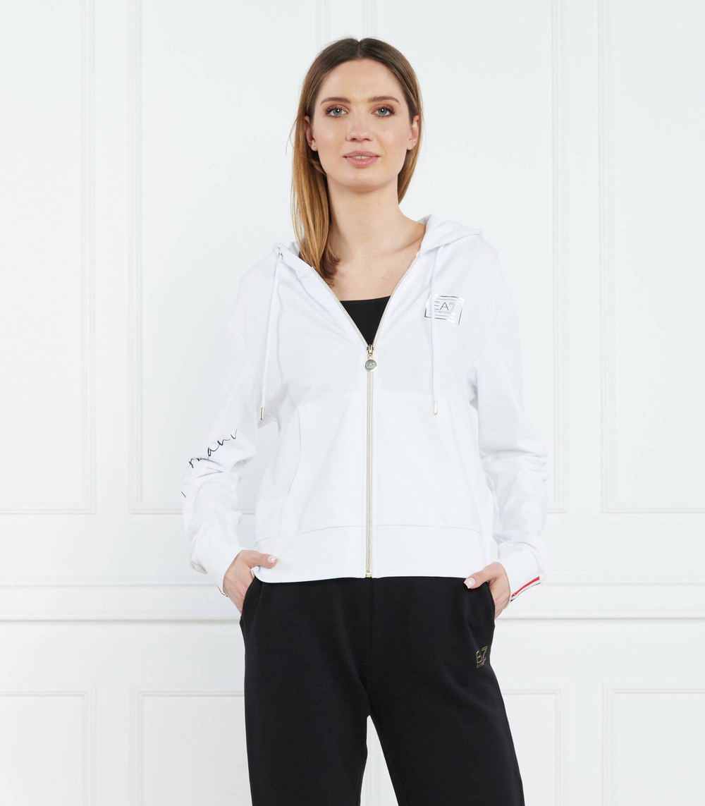 Худи EA7 - белый(3RTM38 TJKXZ)