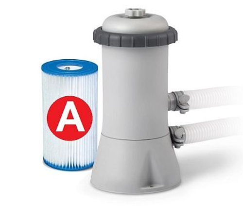 Бас Фильтр-насос Intex для бассейнов более 457см 3785л/ч картридж А